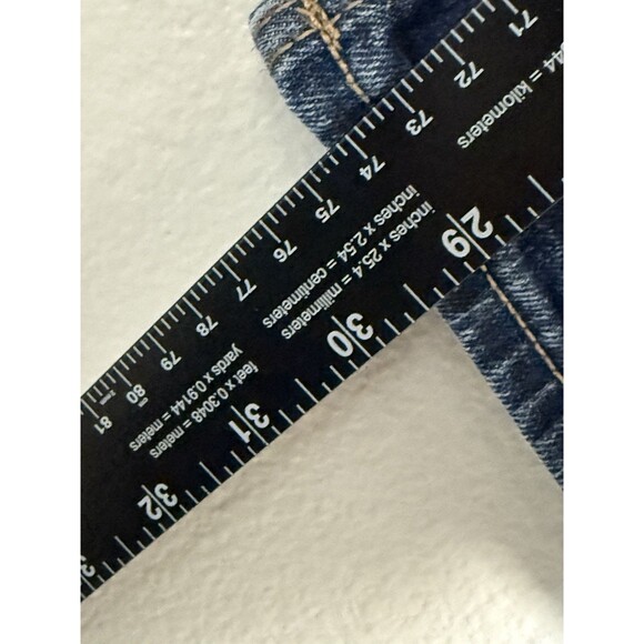 Old Navy Men's Loose Built In Tough Flex Jeans 36X32 Dark Denim *Actual 34X29.5 - Picture 5 of 9